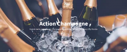 Grande vente de champagnes au profit des œuvres du Rotary Club Huy Rondia